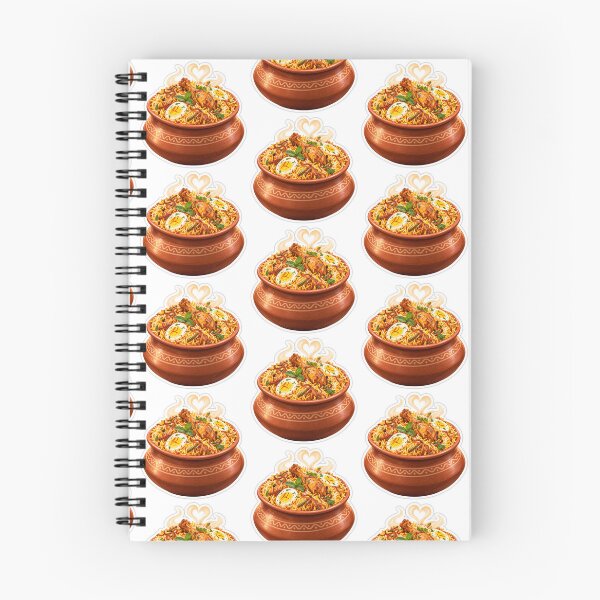 Item preview, Biryani Sticker, Cute Indian Food Handi Die-Cut Vinyl Decal designed and sold by PriyankaSonara.