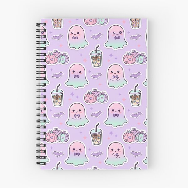 Item preview, Kawaii Pastel Goth Halloween Seamless Pattern designed and sold by ChinzorigBAY.