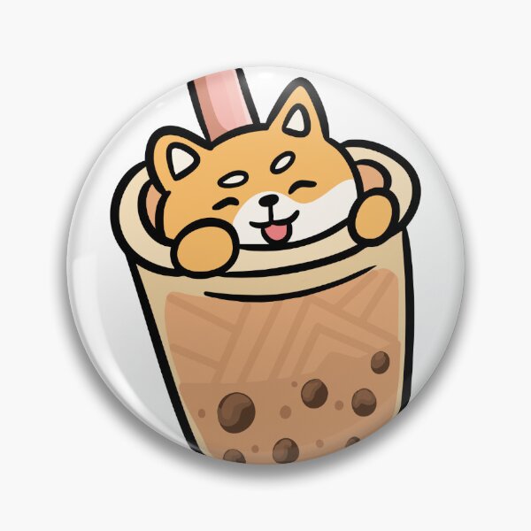 Item preview, Cute Shiba Inu Boba Tea Lover Kawaii Dog Milk Tea designed and sold by ALNA05.