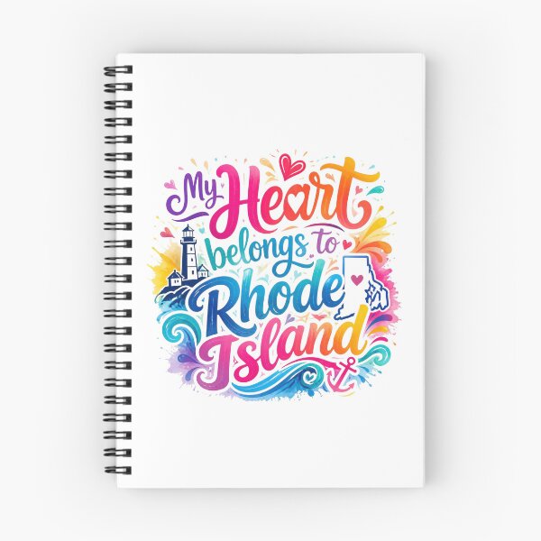 Item preview, My Heart Belongs to Rhode Island - Cute Souvenir Travelers Gift for Men Women & Kids  designed and sold by Mozaic Clothes.