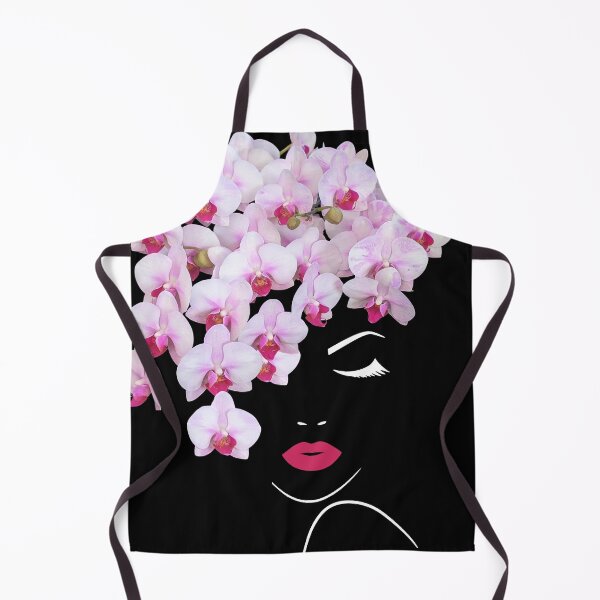 Item preview, Pretty Girl Face Closed Eyes Phalaenopsis Orchids Garland  2 Shapes Mania designed and sold by Shapes-Mania.