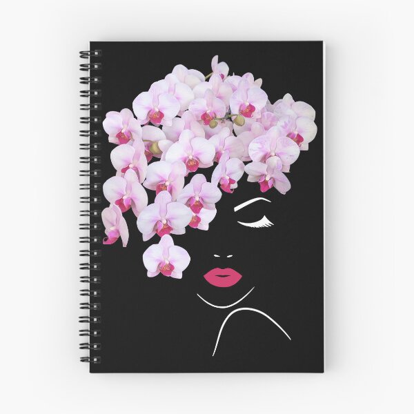 Item preview, Pretty Girl Face Closed Eyes Phalaenopsis Orchids Garland  2 Shapes Mania designed and sold by Shapes-Mania.
