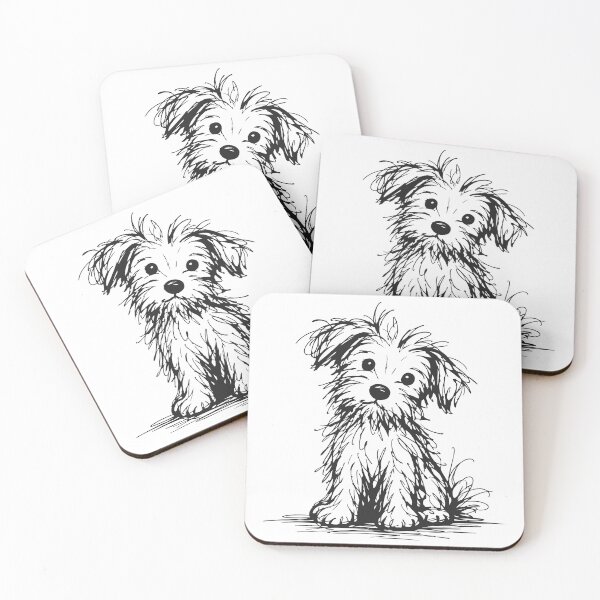 Item preview, Scruffy Puppy Sketch designed and sold by pixiedustpaint.