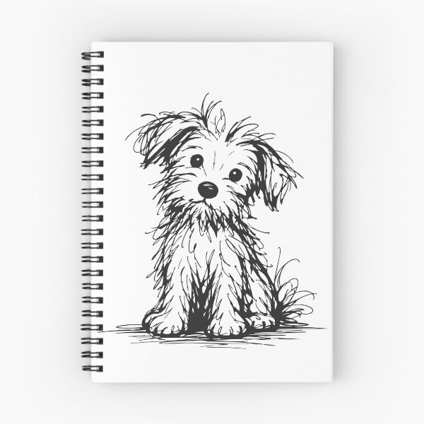 Item preview, Scruffy Puppy Sketch designed and sold by pixiedustpaint.