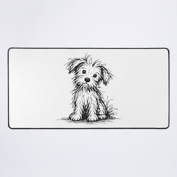 Item preview, Scruffy Puppy Sketch designed and sold by pixiedustpaint.