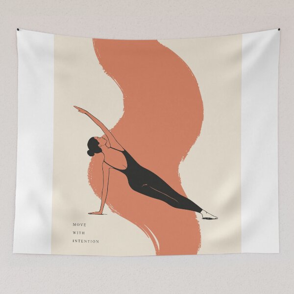 Item preview, Pilates & Yoga Art Print | Woman Fitness Wall Art | Minimalist Wellness Art | Gift for Her designed and sold by Studio pod Burom.