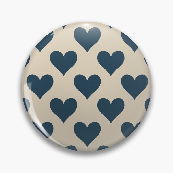 Item preview, Large Navy Blue Heart Suit Pattern Classic Card Lover designed and sold by DColourMuse.