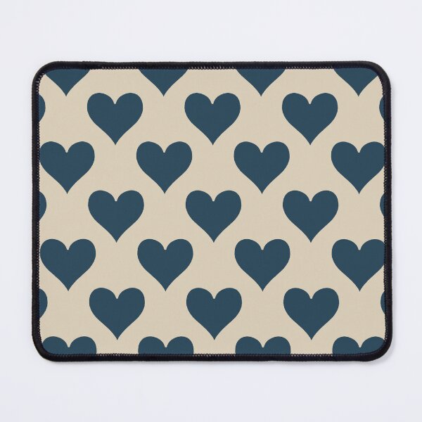 Item preview, Large Navy Blue Heart Suit Pattern Classic Card Lover designed and sold by DColourMuse.
