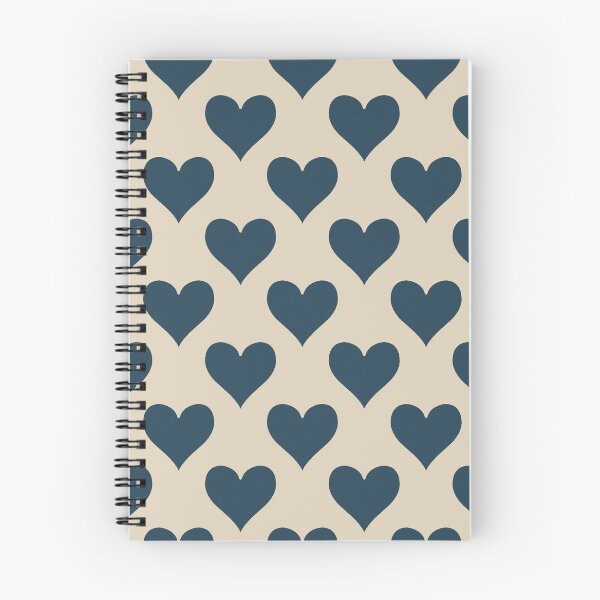 Item preview, Large Navy Blue Heart Suit Pattern Classic Card Lover designed and sold by DColourMuse.