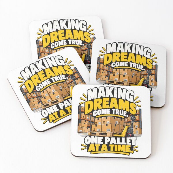 Item preview, Making Dreams Come True One Pallet at a Time – Funny Warehouse Design designed and sold by KeeganDykes.