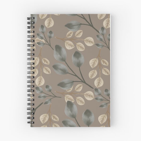 Item preview, Botanical Foliage Muted Khaki Brown Seamless Pattern Art designed and sold by ​Jyoti Digital Artist.