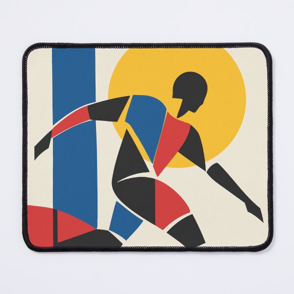 Item preview, The Art of Control Football Print, Bauhaus Soccer Print, Geometric Football Art, Mid Century Sports Decor, Football Player Gift designed and sold by Studio pod Burom.