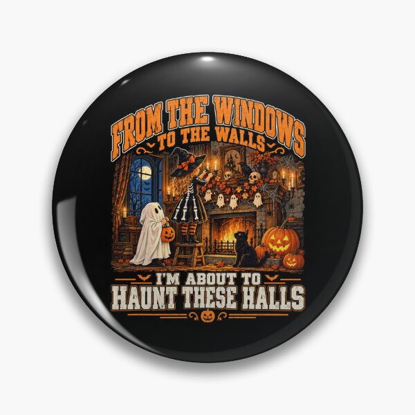 Item preview, Halloween Haunted House Haunt These Halls designed and sold by ROUX-ART.