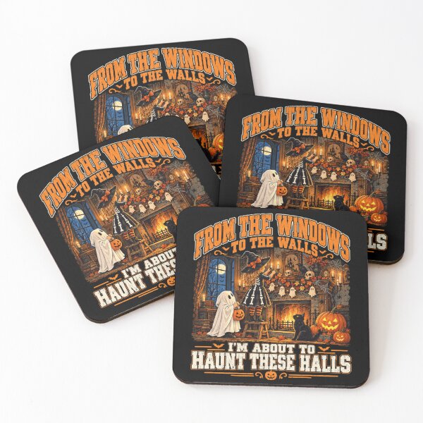 Item preview, Halloween Haunted House Haunt These Halls designed and sold by ROUX-ART.