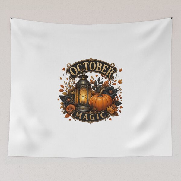 Item preview, Vintage Glowing Lantern And Pumpkin Halloween Art designed and sold by Créative touche .