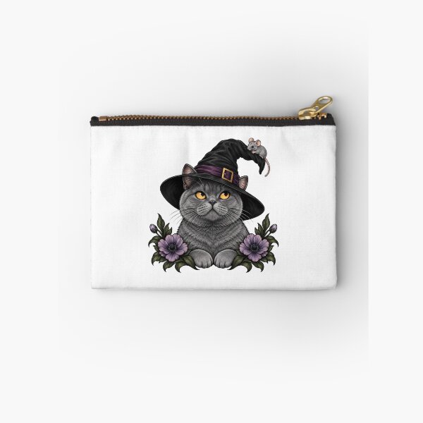 Item preview, Witch Cat Witchcraft British Shorthair Mouse  designed and sold by Old's Cool Cat Studio.