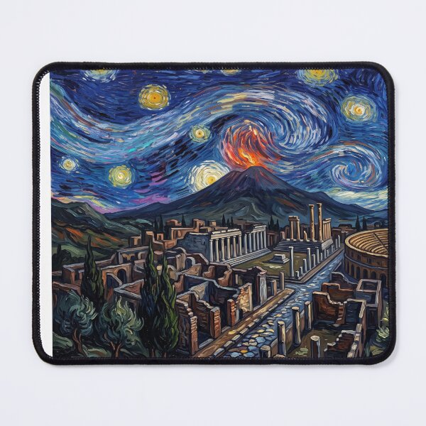 Item preview, Pompeii Starry Night Historical Landscape designed and sold by Bad-Decisions-Designs.
