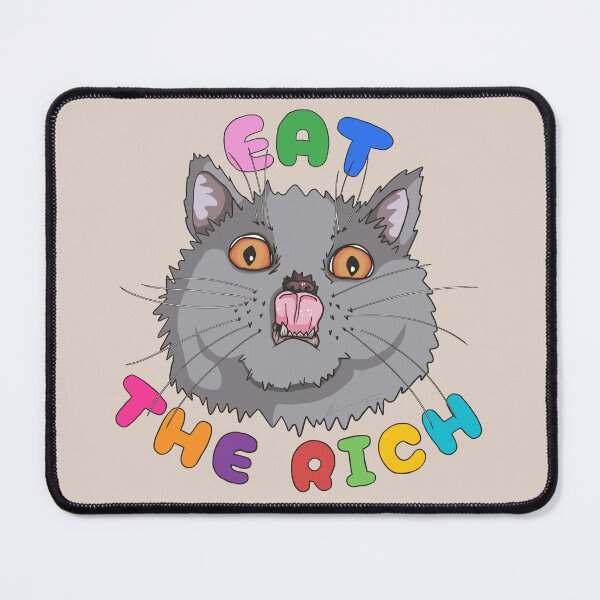 Item preview, Eat the Rich, Chonky Cat! designed and sold by leeleeandthebee.