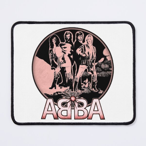 Item preview, ABBA Pink Vintage Circular Portrait Design designed and sold by Cut-out-idols.