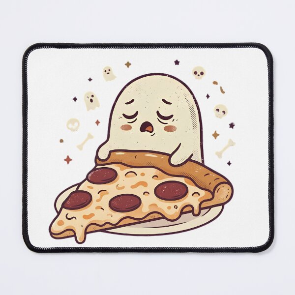 Item preview, Funny Ghost Pizza Halloween designed and sold by abdelski.