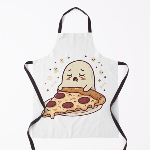Item preview, Funny Ghost Pizza Halloween designed and sold by abdelski.