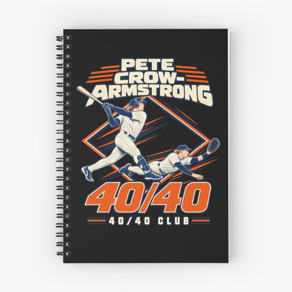 Item preview, Pete Crow-Armstrong 40/40 Club Orange Navy Baseball Swing Dive designed and sold by dianadouri.