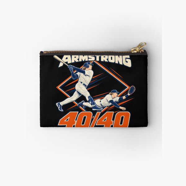 Item preview, Pete Crow-Armstrong 40/40 Club Orange Navy Baseball Swing Dive designed and sold by dianadouri.