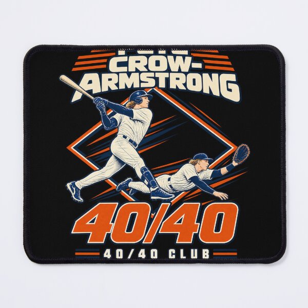 Item preview, Pete Crow-Armstrong 40/40 Club Orange Navy Baseball Swing Dive designed and sold by dianadouri.