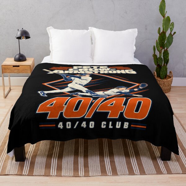 Item preview, Pete Crow-Armstrong 40/40 Club Orange Navy Baseball Swing Dive designed and sold by dianadouri.