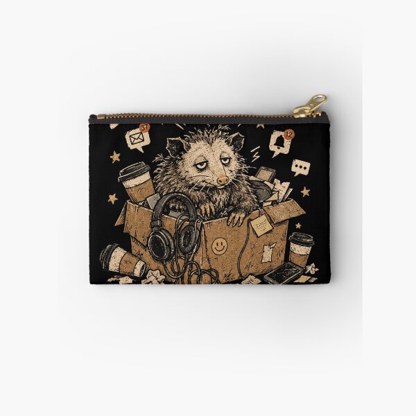 Item preview, Overstimulated Possum Funny Animal Vintage T-Shirt designed and sold by desiigned.