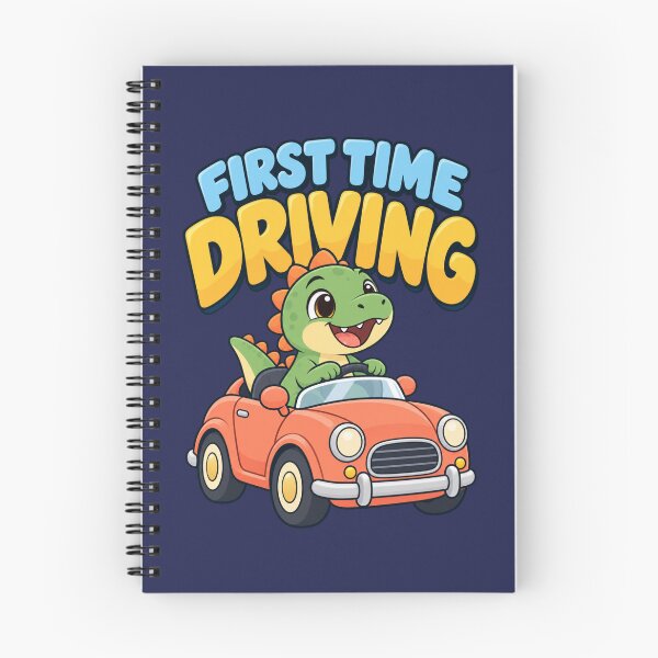 Item preview, First Time Driving Dinosaur Beginner Driver designed and sold by PunchDrop.