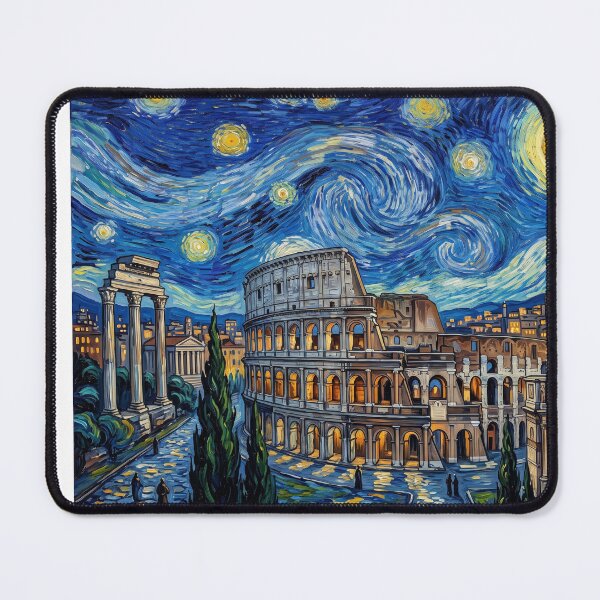 Item preview, Colosseum Starry Night Historical Landscape designed and sold by Bad-Decisions-Designs.