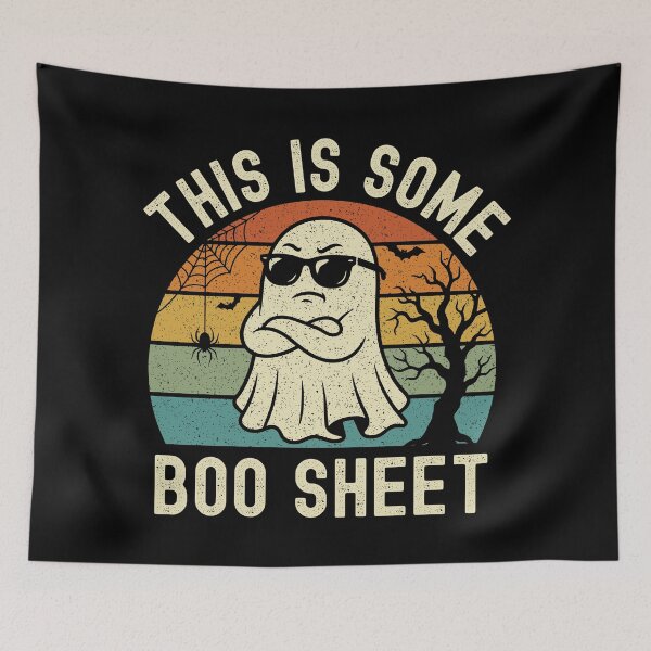 Item preview, This is Some Boo Sheet Ghost Funny Retro Halloween designed and sold by RareLavender.