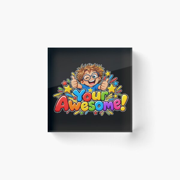 Item preview, Your Awesome! Child Genius – Funny Kids Genius Cartoon designed and sold by Genius Geek.