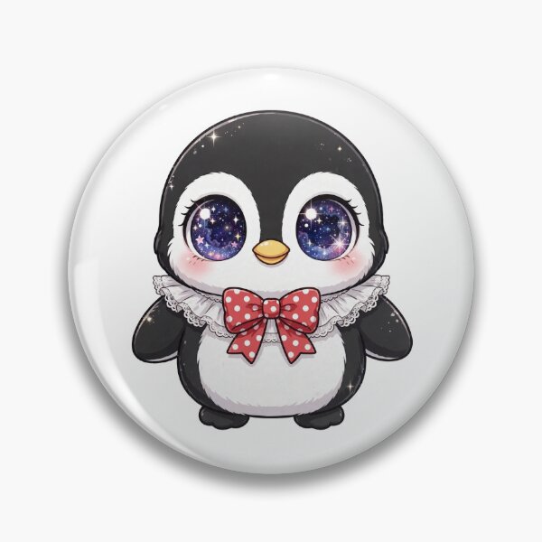 Item preview, Cute penguin with red polka dot bow tie designed and sold by priyankajustine.