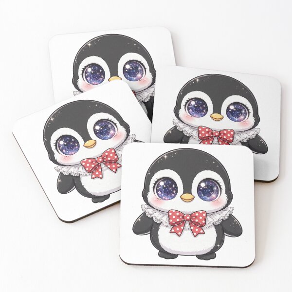 Item preview, Cute penguin with red polka dot bow tie designed and sold by priyankajustine.