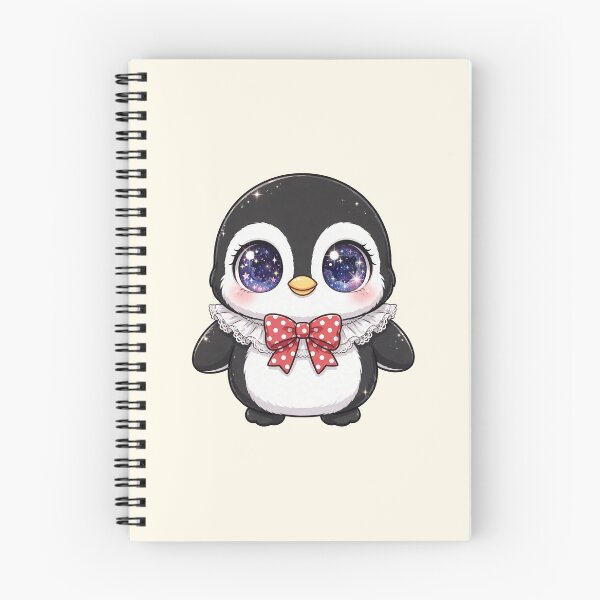 Item preview, Cute penguin with red polka dot bow tie designed and sold by priyankajustine.