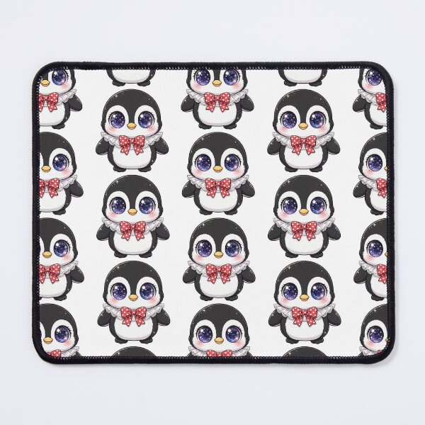 Item preview, Cute penguin with red polka dot bow tie designed and sold by priyankajustine.
