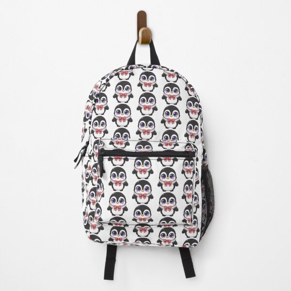 Item preview, Cute penguin with red polka dot bow tie designed and sold by priyankajustine.