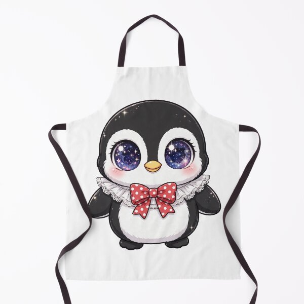 Item preview, Cute penguin with red polka dot bow tie designed and sold by priyankajustine.