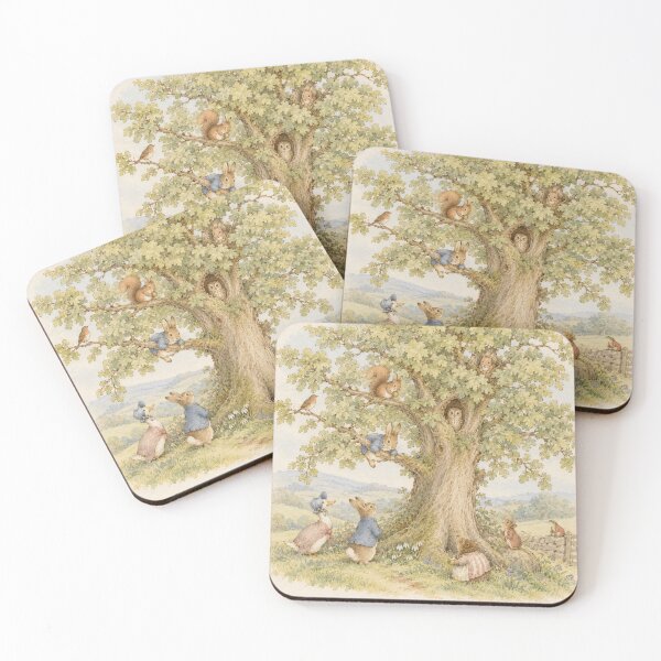 Item preview, Beatrix Potter Tree And Animals Print  designed and sold by Blue  Robin.
