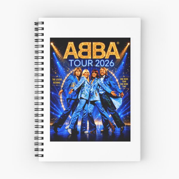 Item preview, ABBA Tour 2026 Blue Concert Design designed and sold by Cut-out-idols.