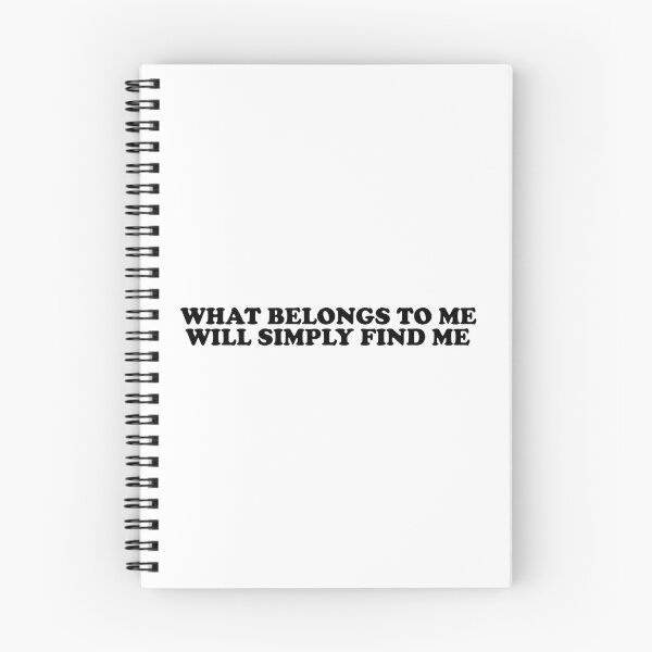 Item preview, What Belongs to Me Will Simply Find Me designed and sold by ChungusLiving.