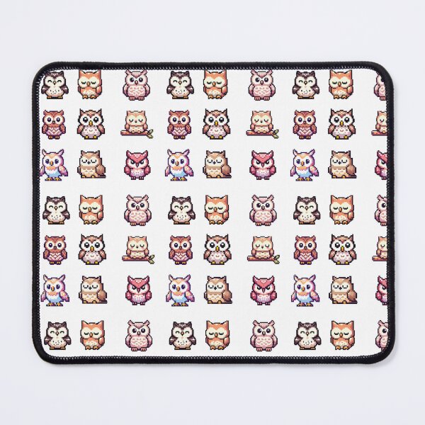 Item preview, Cute Owl Pixel Art designed and sold by HarshBrown.