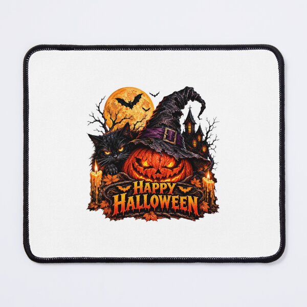 Item preview, Happy Halloween Spooky Pumpkin Cat designed and sold by FootprintofLove.