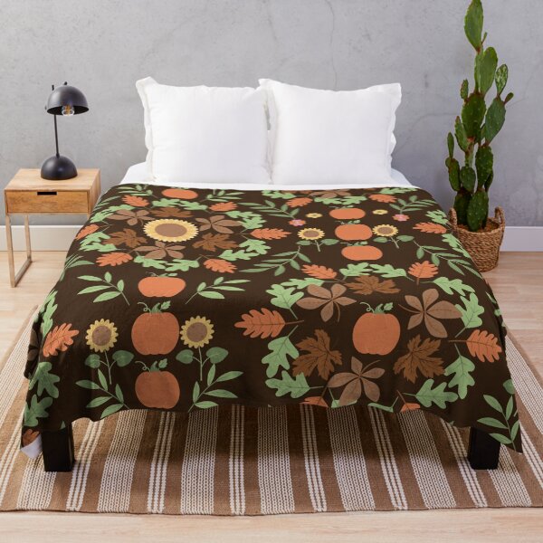 Item preview, Rustic Sunflower Autumn Mandala Leaf Pumpkin Brown designed and sold by FestivityFinds.