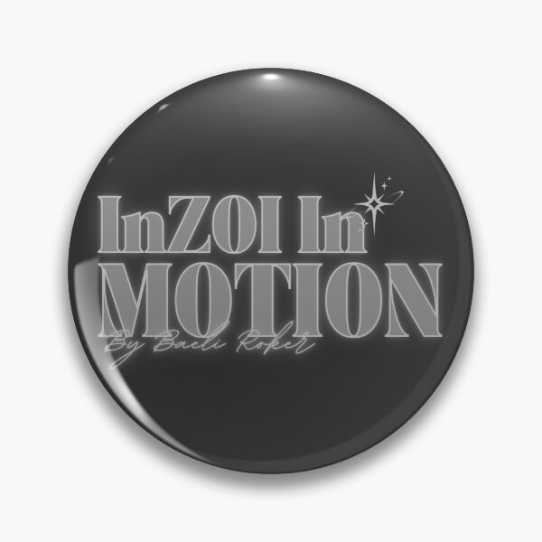Item preview, InZOI In Motion by Baeli Roker Logo [Light Grey] designed and sold by JAVbyBR.