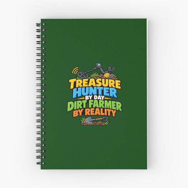 Item preview, Treasure Hunter by Day Dirt Farmer by Reality - Metal Detecting Gifts designed and sold by TribeGlyph.