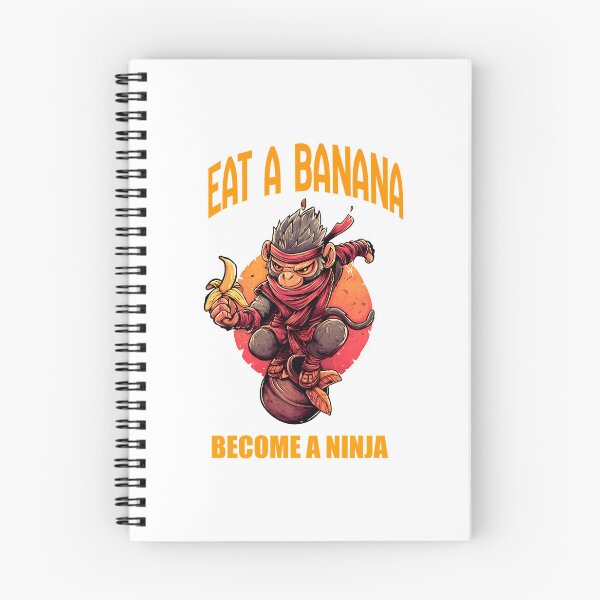 Item preview, Ninja Monkey Eat A Banana designed and sold by adrean-nacolyer.