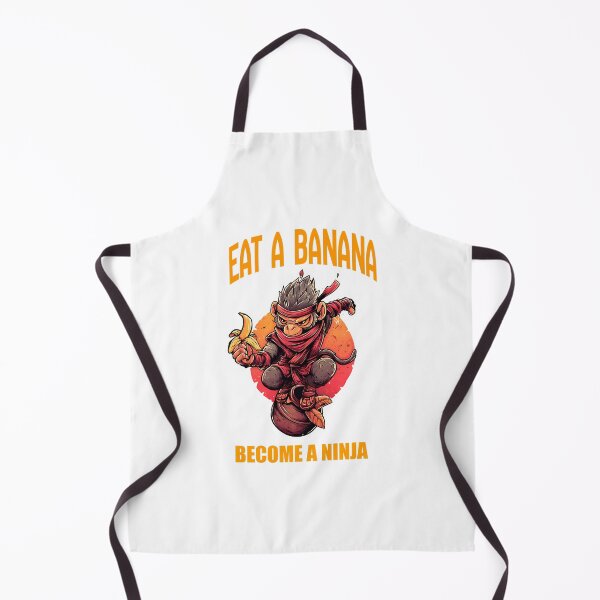 Item preview, Ninja Monkey Eat A Banana designed and sold by adrean-nacolyer.